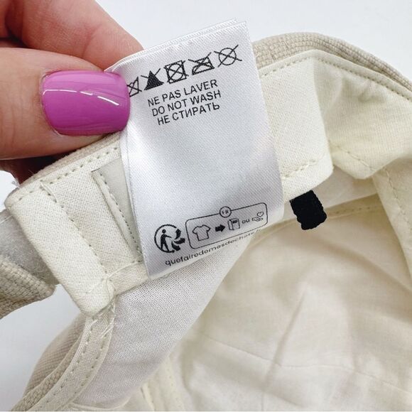 Isabel Marant Tyron Beige Hat Sz 57 - Picture 10 of 13